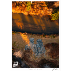Œuvre "Éternel Amour" de FOSR – création contemporaine de land art, vue artistique.